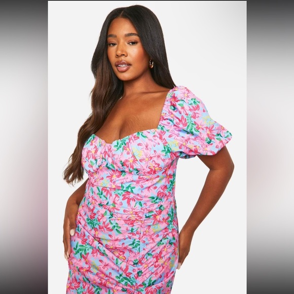 Women’s Floral Dress - Picture 3 of 4